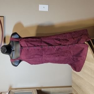 Shein Curve 2x Burgundy Corduroy Jumper